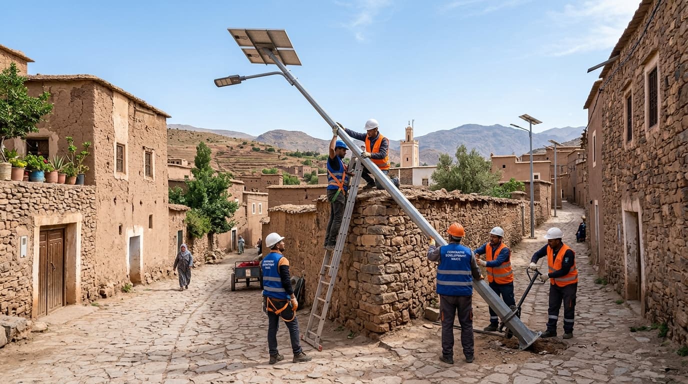 استبدال وتجديد الإنارة العمومية بـ LED