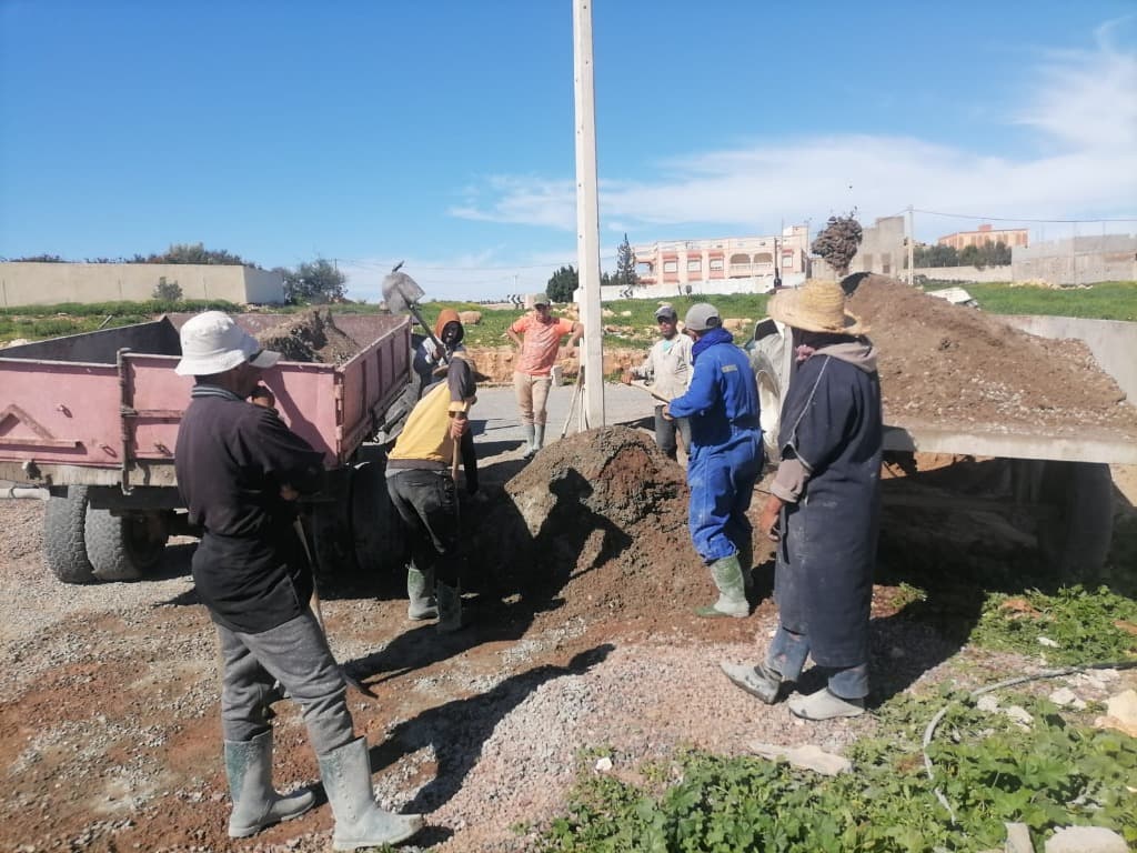 إصلاح طريق نتوريرت إنضالي